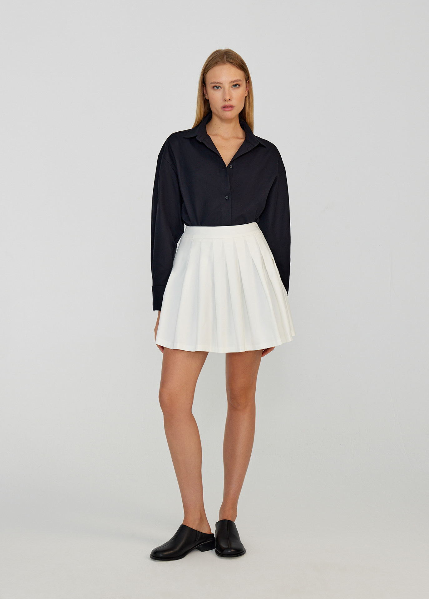 Юбка мини в складку 5256₽